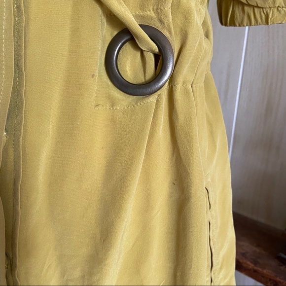 Silk Mustard Dress - Picture 5 of 6